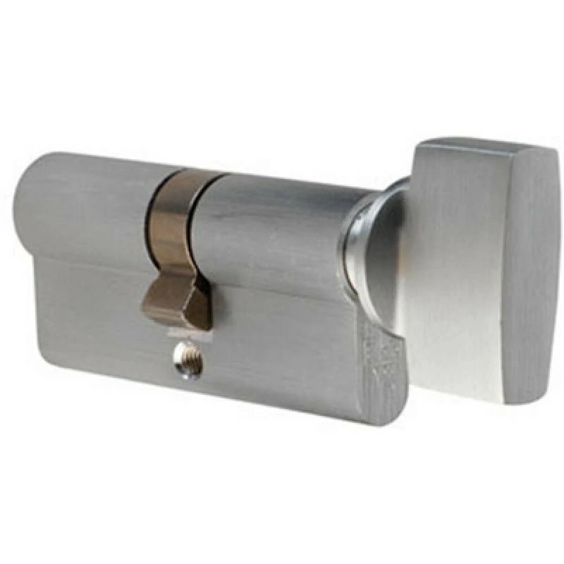 Image of Loops Large Style Thumbturn to Suit Cylinder 34 x 27.5 x 12mm Satin Chrome Multi unisex