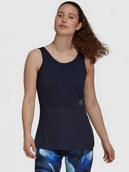 Image of adidas U For U Tank Top - Navy, Size L, Women