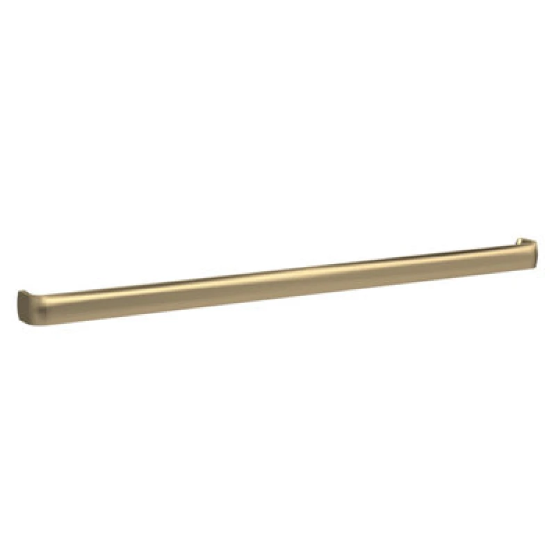 Image of Balterley Thin D Shape Furniture Handle 328mm 320mm Centres Brushed Brass Bronze