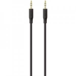 Image of Belkin F3Y117bt2M Jack Audio/phono Cable [1x Jack plug 3.5mm - 1x Jack plug 3.5 mm] 2m Black gold plated connectors