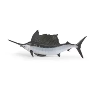 Image of Papo Marine Life Pacific Sailfish Toy Figure, 3 Years or Above,...