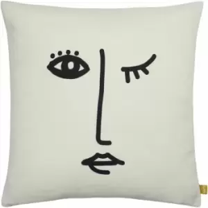 Image of Furn Features Recycled Cushion Cover (43cm x 43cm) (White) - White