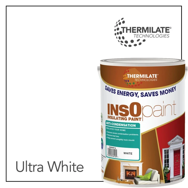 Image of THERMILATE TECHNOLOGIES Anti Condensation Paint - 5L in Ultra White Ultra White Unisex 5L