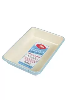 Image of Originals Pale Blue & Ivory Enamelled Small Roaster 21cm