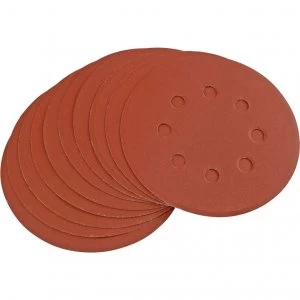Image of Draper Hook and Loop Sanding Discs 125mm 125mm 320g Pack of 10