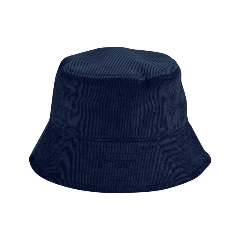 Image of Beechfield Womens EarthAware Cord Bucket Hat in Navy Size: Medium Navy Female M