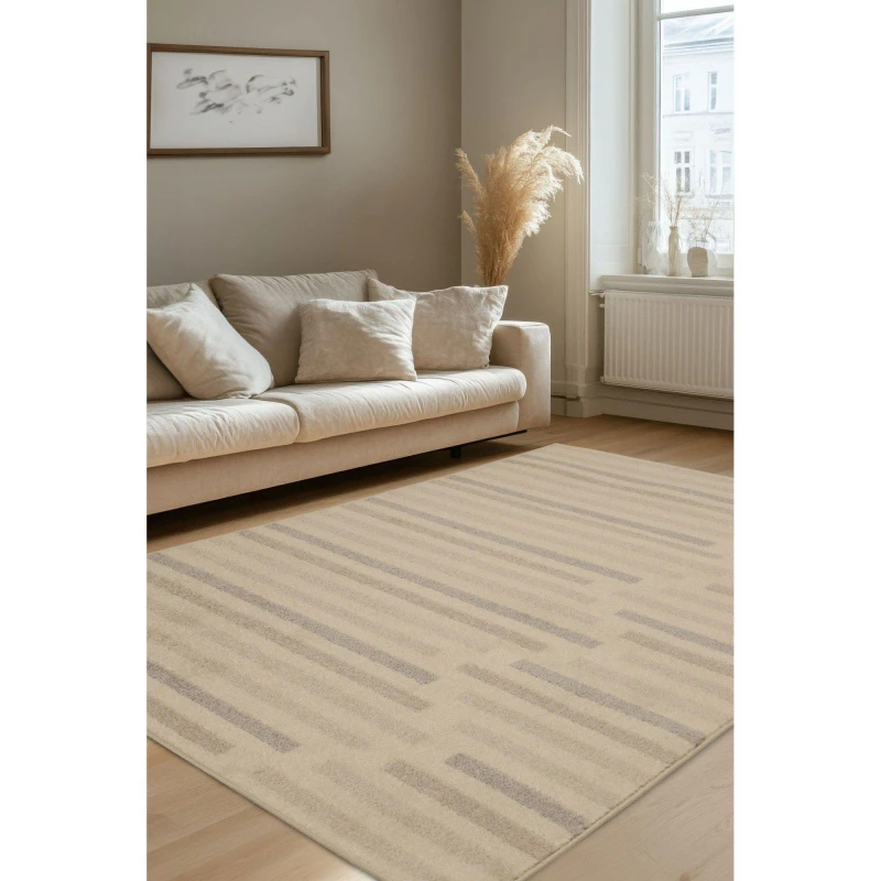 Image of Homemaker Juno Linear Rug Natural Natural unisex 120x170cm