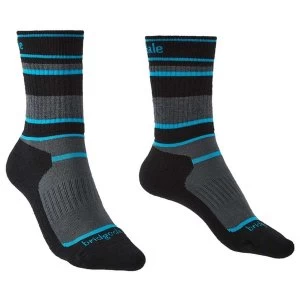 Image of Bridgedale HIKE All Season Merino Performance Junior - Medium Grey / Black