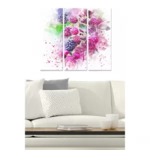 Image of MDF2673547 Multicolor Decorative MDF Painting (3 Pieces)
