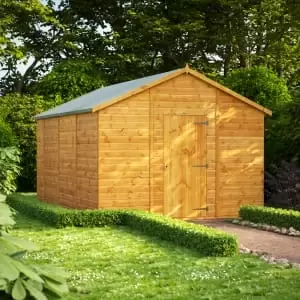 Image of Power Sheds 14 x 10ft Apex Shiplap Dip Treated Windowless Shed