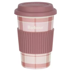 Image of Barbour Tartan Travel Mug Dewberry Tartan