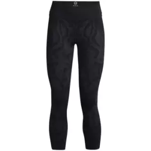 Image of Under Armour Heat Gear Seamless Ankle Leggings - Black