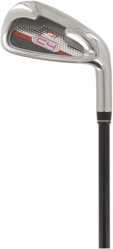 Image of Go Mens C4 Cavity #5 Iron Left Handed Graphite in Silver Silver Male