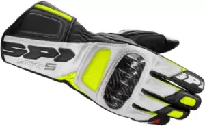 Image of Spidi STR-5 Gloves, black-yellow, Size S, black-yellow, Size S