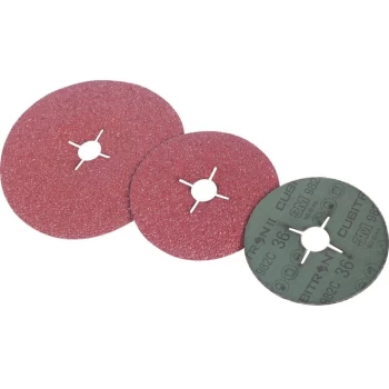 Image of 27771 982C Cubitron II Fibre Disc 100MM X 16MM 80+ - 3M