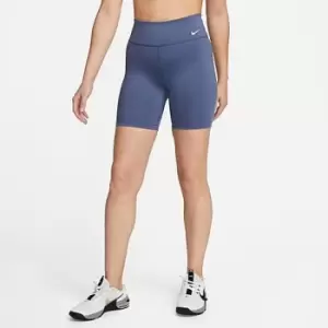 Image of Womens Nike One Mid-Rise 7" Bike Shorts