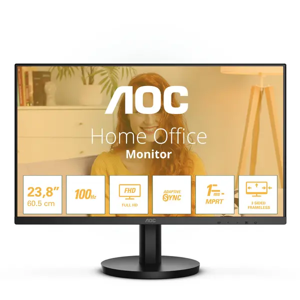 Image of AOC 23.8" 24B3HMA2 Full HD LED Monitor
