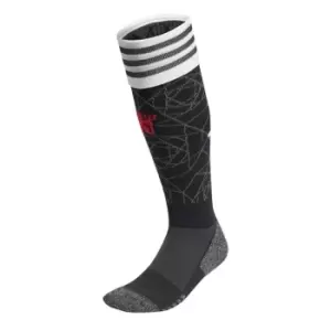 Image of adidas Manchester United Home Socks 2023 2024 Adults - Black