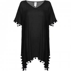Image of Seafolly Amnesia kaftan - Black