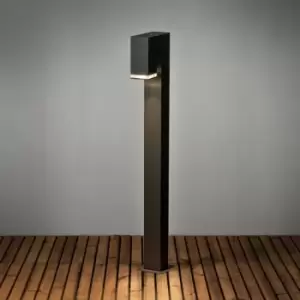 Image of Konstsmide Pollux Outdoor Modern Short Bollard Black GU10 1M, IP44