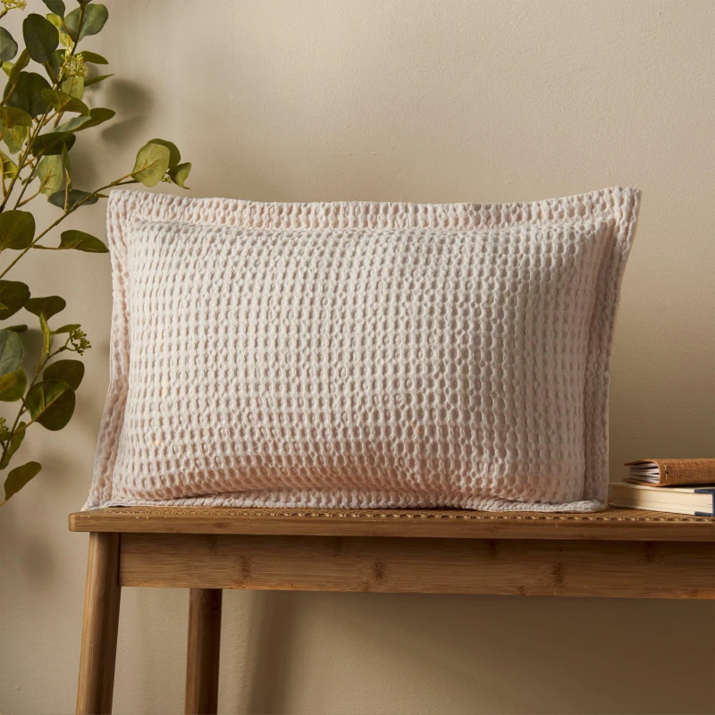 Image of Pineapple Elephant Jaipur Waffle 30cm x 50cm Oxford Filled Boudoir Natural