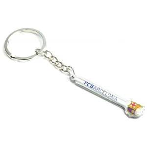 Image of FC Barcelona Text Keyring