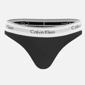 Image of Calvin Klein Womens Modern Cotton Bikini Briefs - Black - XS