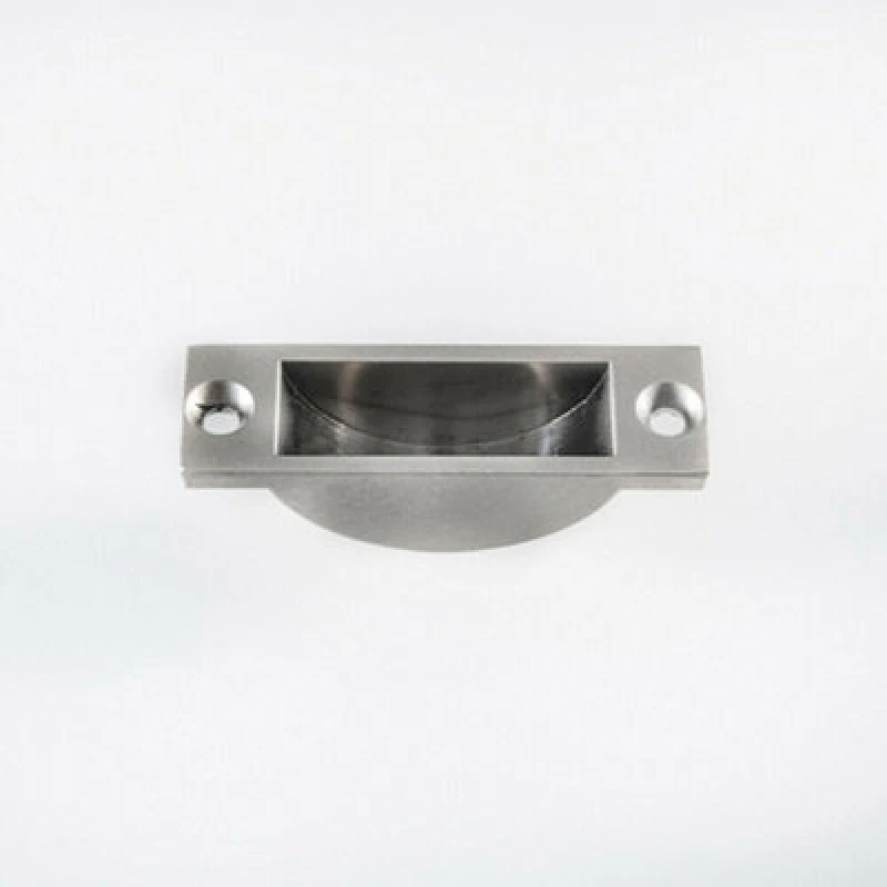 Image of Loops Recessed Floor Flush Bolt Socket 62 x 25mm 53mm Fixing Centres Chrome Multi unisex