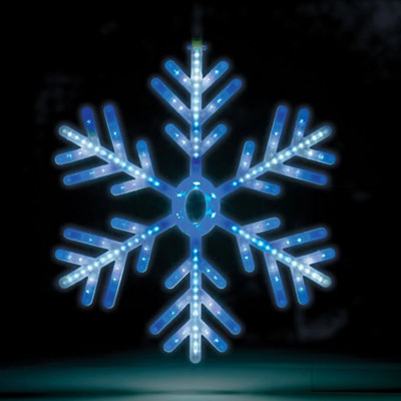 Image of Christmas Workshop 60cm Blue/White LED Snowflake Window Light