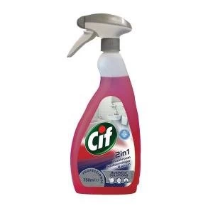 Image of Cif 750ml Professional Washroom 2 in 1 Cleaner 7517907