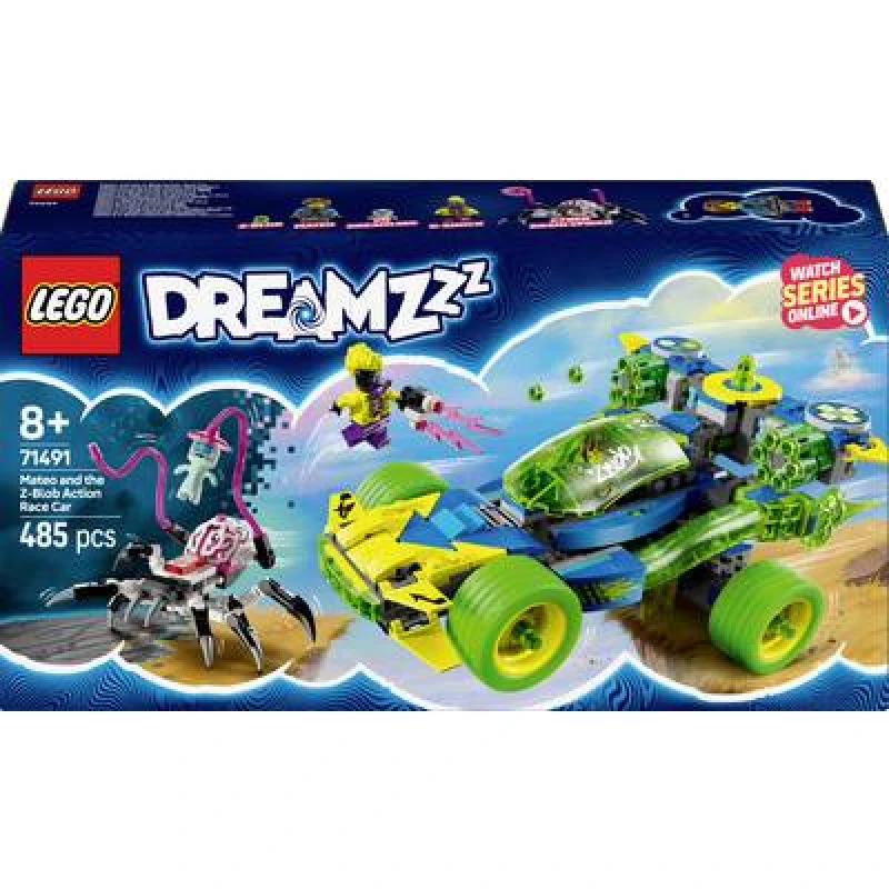 Image of LEGO LEGO DREAMZzz 2in1 Mateo & the Z-Blob Action Race Car 71491