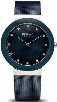 Image of Bering Watch Ceramic Ladies - Blue