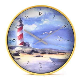 Image of By The Seaside Clock - Lighthouse by Finola Stack