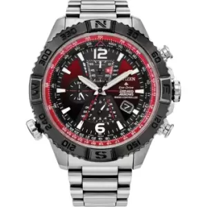 Image of Mens Citizen Eco-Drive Red Arrows Alarm Chronograph Radio Controlled Watch