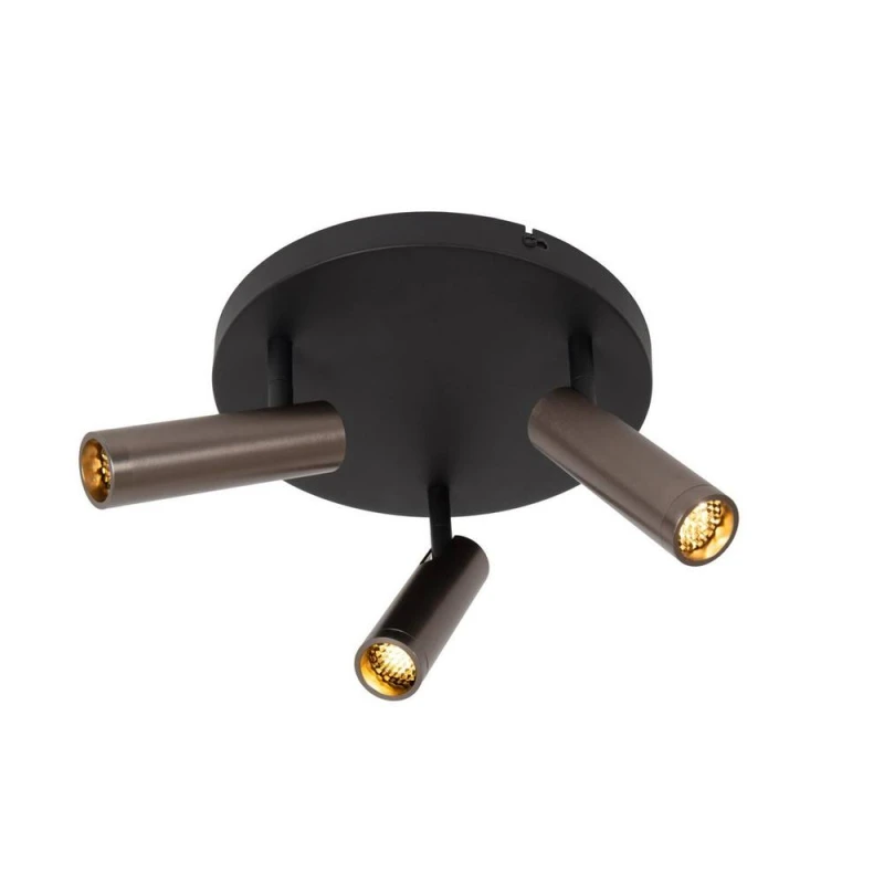 Image of Netlighting Grado Ceiling spotlight Ø25cm 3xGU10 (MR11) Grey iron Grey Unisex