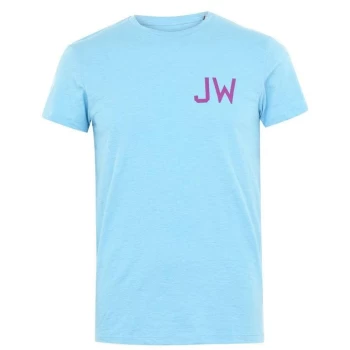Image of Jack Wills Grendon Logo T-Shirt - Bright Blue