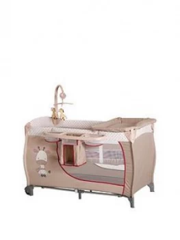 Image of Hauck Baby Centre Travel Cot - Giraffe, One Colour