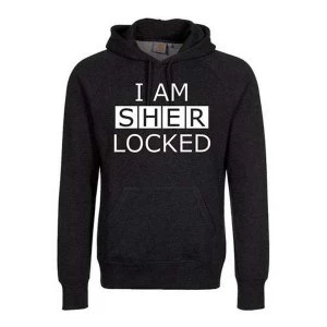 Image of Sherlock - I am Sherlocked Mens Medium Pullover Hoodie - Black