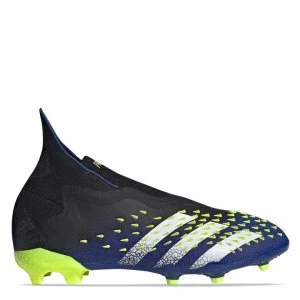 Image of adidas Predator Freak + Junior FG Football Boots - Black/SolYellow