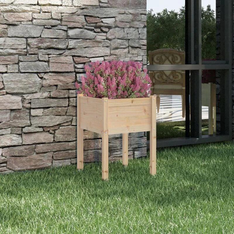 Image of VIDAXL Garden Planter 50x50x70cm Solid Pinewood Vidaxl 8720286815304