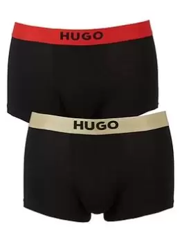 Image of HUGO Bodywear Trunk Gift Set (2 Pack) - Black, Size L, Men