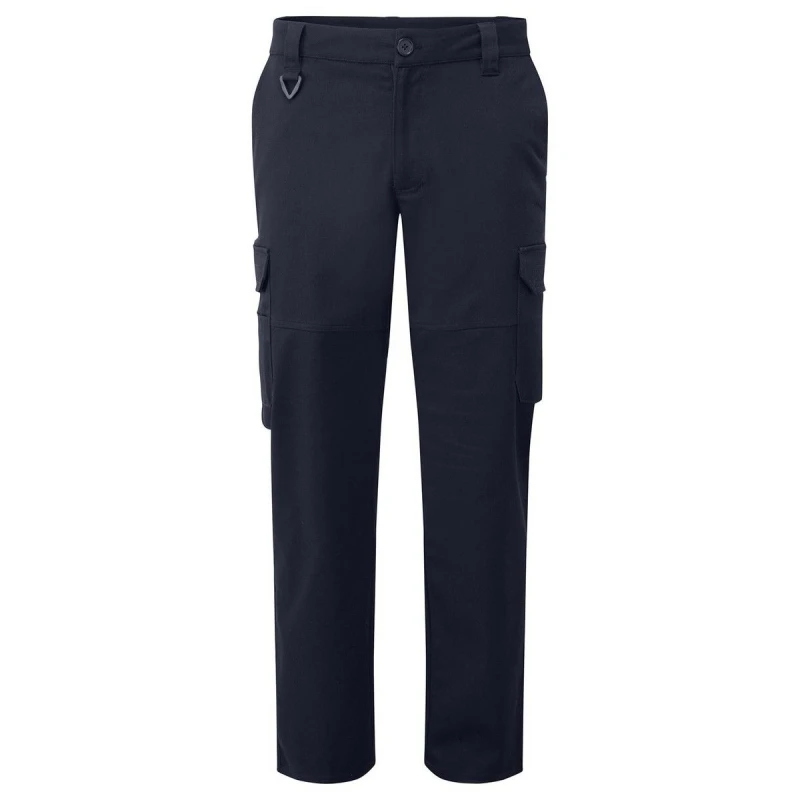 Image of Premier Premier Men Stretchchecker Cargo Trousers in Navy Size: 34L Navy 34L Male 5063652672488