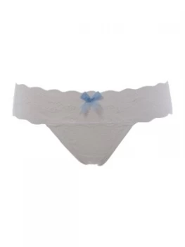 Image of b.temptd Lace kiss thong White