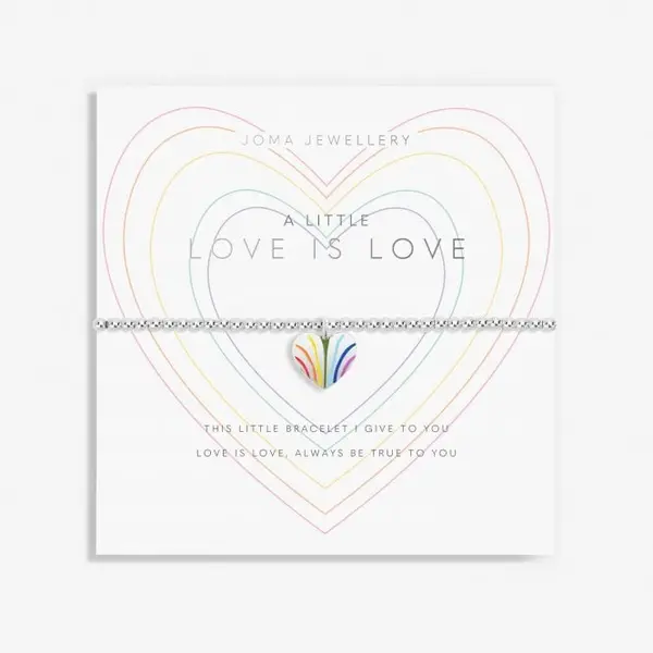 Image of A Little Love Is Love Silver Plated 17.5cm Bracelet 7022