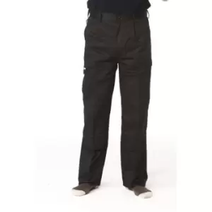 Image of Apind Black Industry Trouser - Size 46W L29
