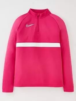 Image of Boys, Nike Junior Academy 21 Dry Drill Top, Pink, Size S