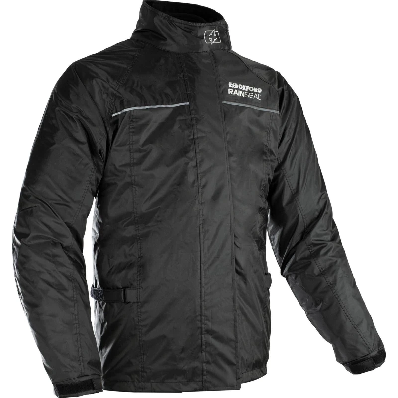 Image of Oxford Rainseal Motorcycle Over Jacket XXL Black Black