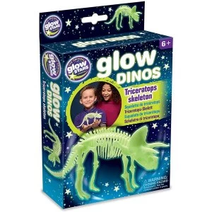 Image of The Original Glowstars Company Glow Dinos Triceratops Skeleton