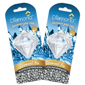 Image of Ice 3D (Pack Of 4) Diamond Air Freshener