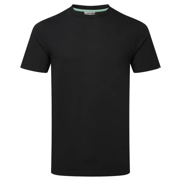 Image of Portwest Organic Cotton Recyclable T Shirt EC195BKRS Colour: Black